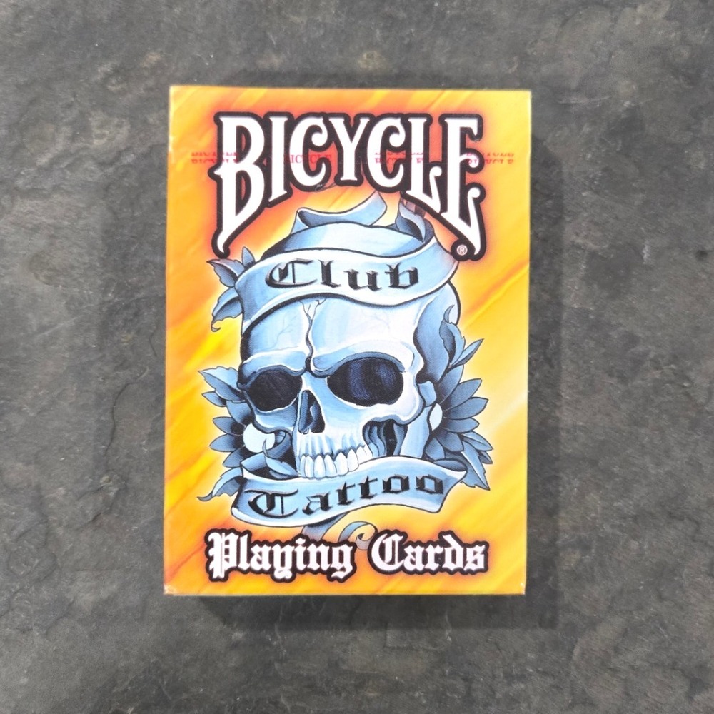 Rare Bicycle Club Tattoo Playing Cards - Collector's Deck!‎